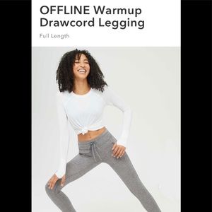 NWOT 🆕 AE 🦅 OFFLINE DRAWCORD LEGGINGS